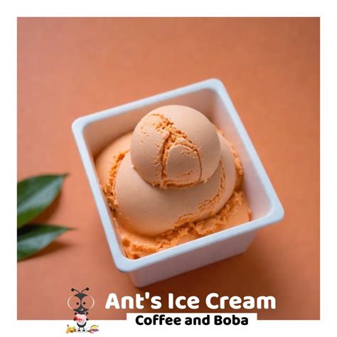 thai tea ice cream ants ice cream