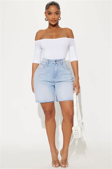 Highly Anticipated Cut Off Denim Shorts - Light Wash | Fashion Nova