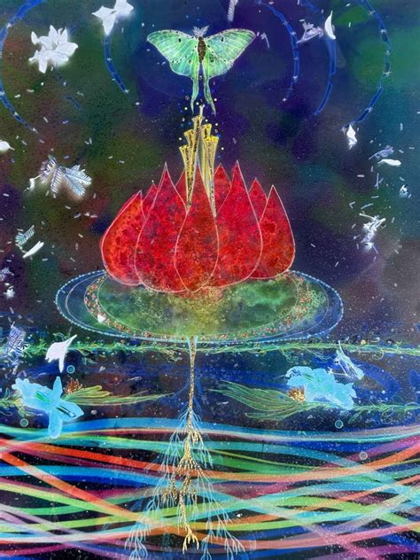 Christine Nguyen, Cosmic Lotus Moth, 2025 | 532 Gallery