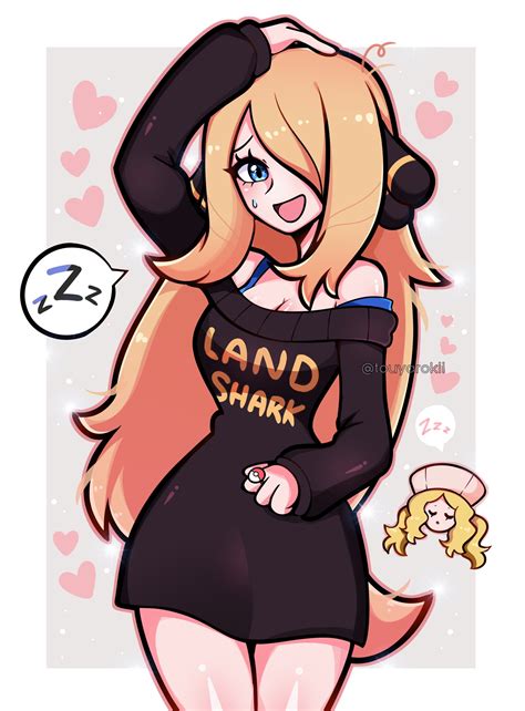 cynthia and caitlin (pokemon and 2 more) drawn by touyarokii | Danbooru