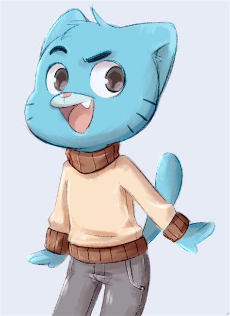 Gumball Watterson by https://www.deviantart.com/dandimango on ...