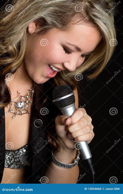 Hispanic Singer stock photo. Image of black, posing, latin - 13044666