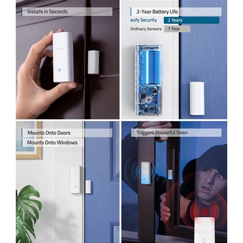 The Additional Door/Window Sensor For The Simple Setup Home Security ...