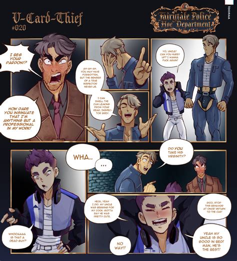 archie pendragon, tim greyson, and rico greyson (fairytale police hoe