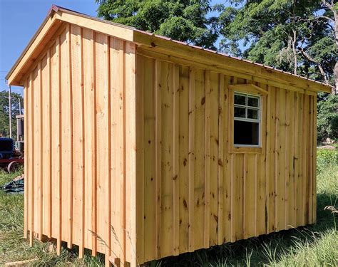 8' x 12' Amish Board & Batten Shed - Windvisuals