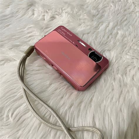 sold rare pink sony cybershot digital camera photography cameras