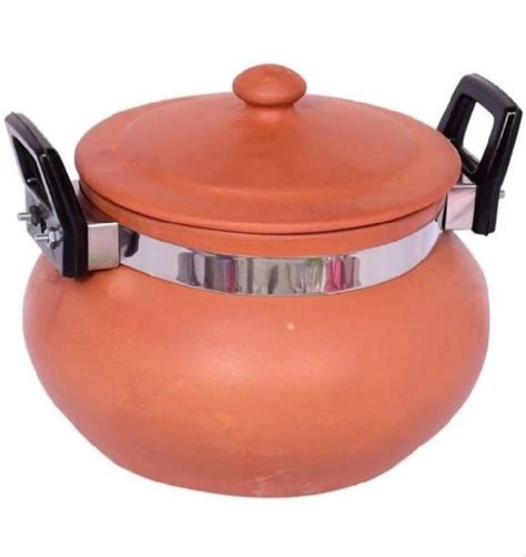 terracotta dal handi pattern plain storage capacity  ltr
