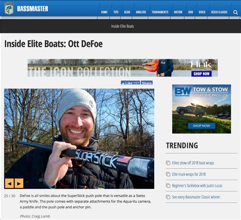 Superstick® - Ott Defoe has the right tool to sneak up on 'em when they