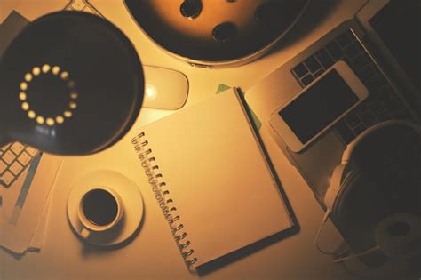Premium Photo | Dark desktop