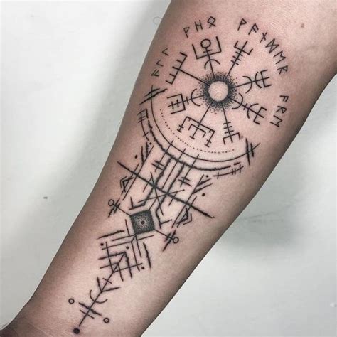 Vegvisir Tattoo Placement