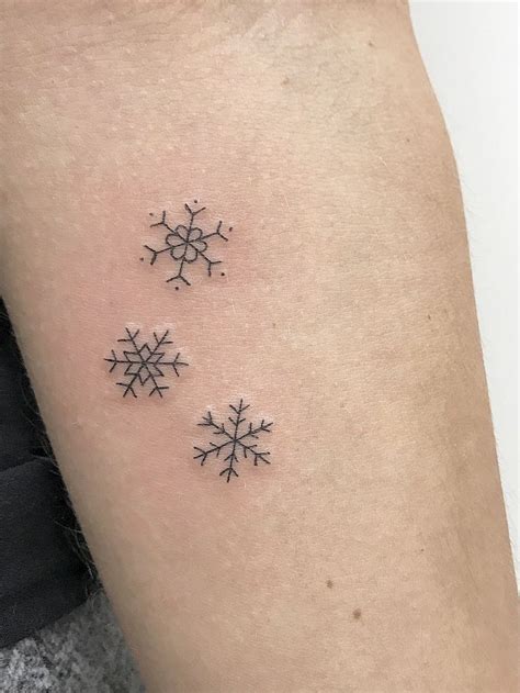 Snowflake tattoo | Snow flake tattoo, Tattoo designs men, Tiny tattoos