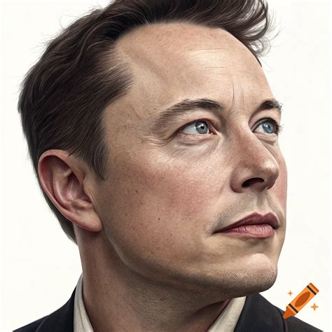 photorealistic portrait  elon musk