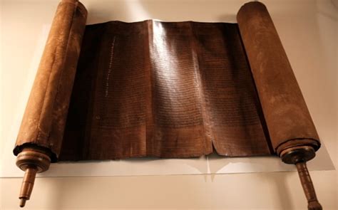 national library shows  rare torah scrolls including  mufti