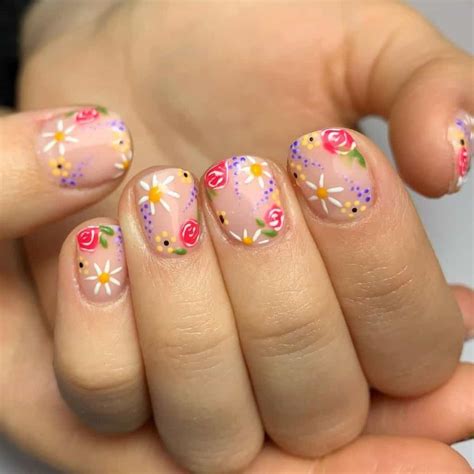 40+ Rose Nail Designs To Channel Your Inner Belle