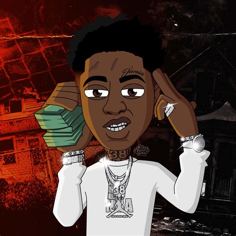 Download Hood Cartoon YoungBoy Never Broke Again Wallpaper | Wallpapers.com