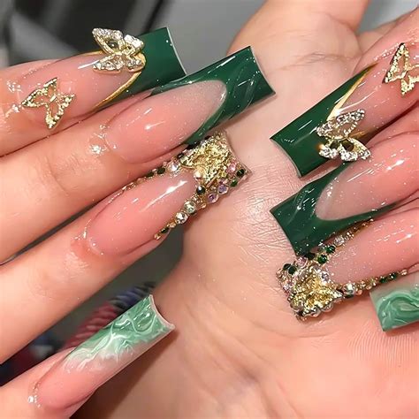 amazoncom qqppoliu xl long nails press  stiletto nails press ons