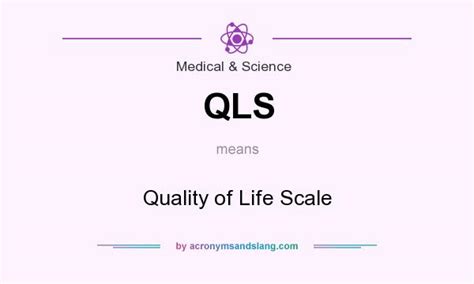 qls quality  life scale  medical science  acronymsandslangcom