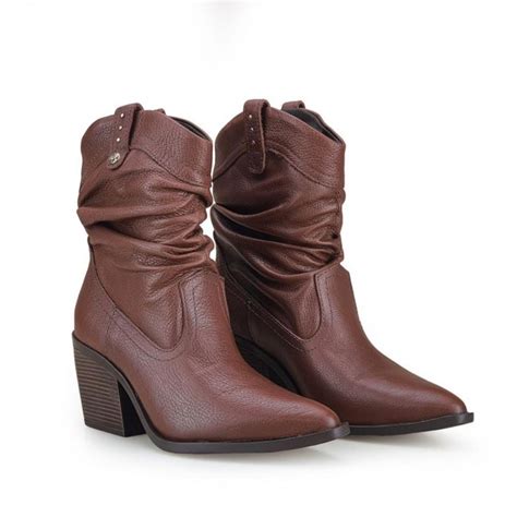 Bota De Couro Country Feminina - Bota Bottero Feminina Country de Couro 349701 | Margil Calçados