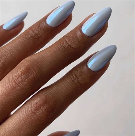 Pastel Blue Nails