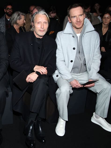 The latest front row look from Mads Mikkelsen to fawn over - Vogue