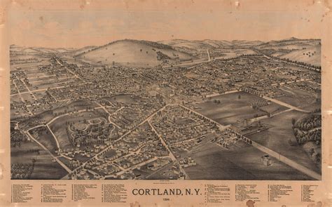 Historic Map - Cortland, NY - 1894 | World Maps Online