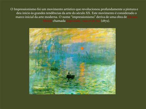 PPT - O Impressionismo PowerPoint Presentation, free download - ID:3158792