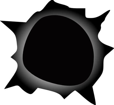 gradient edge bullet hole clip art  clkercom vector clip art