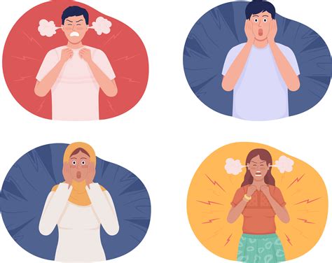 overwhelming emotions illustration pack  people illustrations svg
