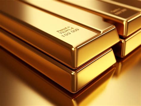 Premium AI Image | illustration of closeup photo of gold bar detail ...