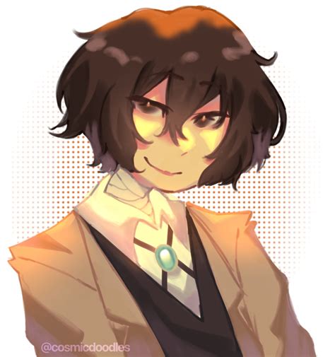 a drawing i made of dazai because its his birthday!!! by cosmicdoodles ...
