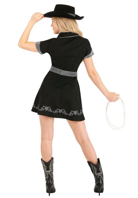 Black Glitzy Cowgirl Women's Costume