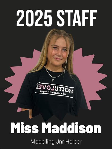 Metro Modelling & Dance Academy - 2025 Staff 💜 Miss Maddison Modelling