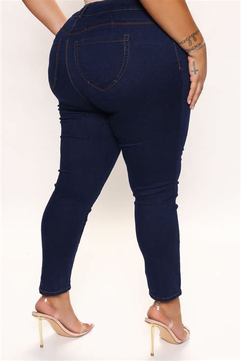 Booty Booty Booty Everywhere Shaping Denim - Dark Wash | Fashion Nova