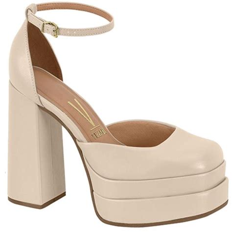 Salto Vizzano Meia Pata - Sandalia Vizzano Meia Pata Feminina Plataforma Salto Alto - Sandália ...