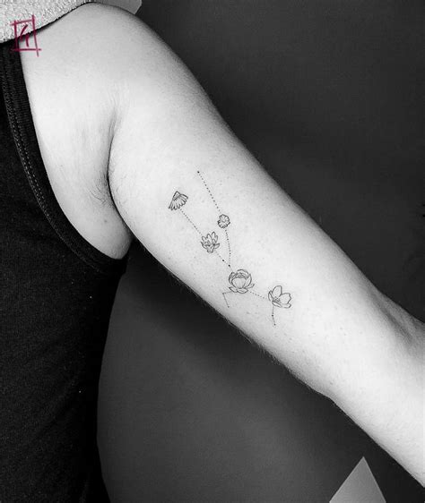 Delicate Constellation Tattoos Based on Your Zodiac Sign