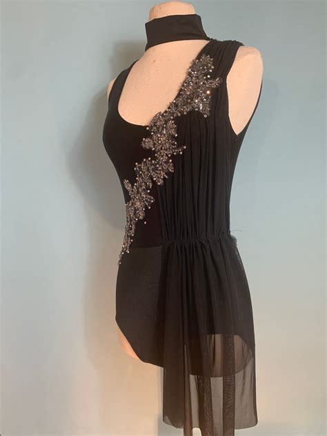 Contemporary Dance Costumes Black