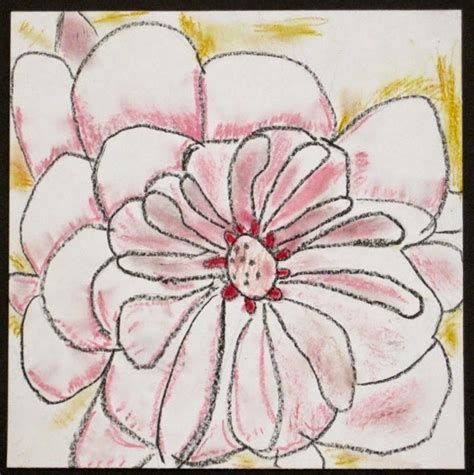 Creating Art With Kids: flowers, shading, and the creative process