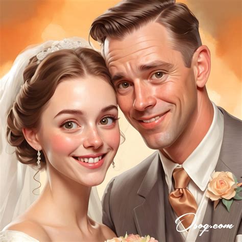 Bride Groom Caricature | osoq.com