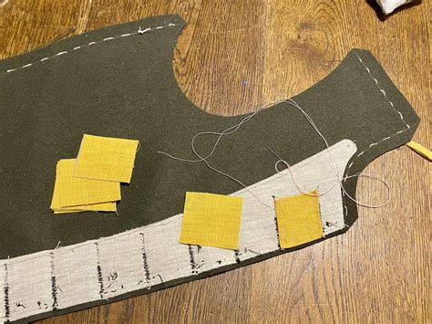 pieced lining   buttonholes  waistcoat