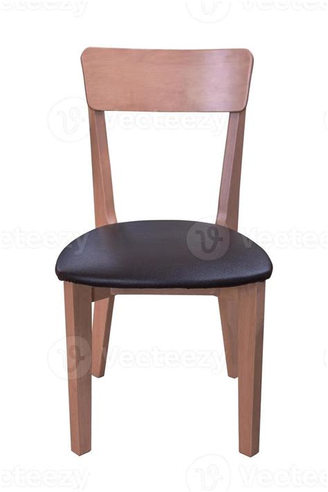 Wooden chair with leather cushion 11520858 Stock Photo at Vecteezy