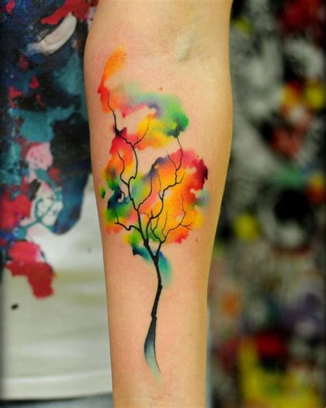 watercolor tattoo