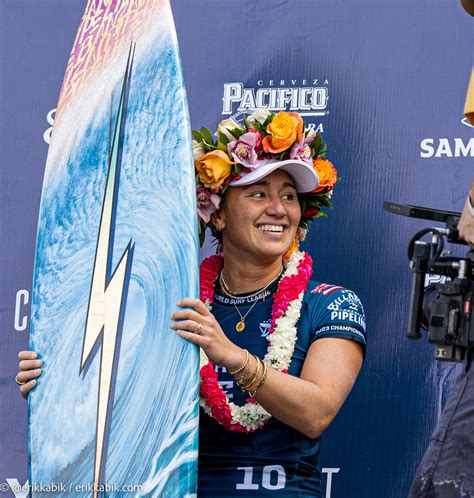 Hawaii’s Carissa Moore opens 2023 WSL CT season by claiming Pipeline
