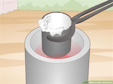 how to melt aluminum for casting at home