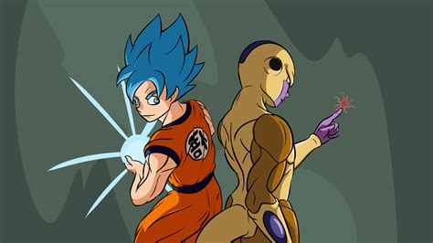 dragon ball redraw goku  freeza  dossetia  newgrounds
