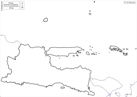 East Java free map, free blank map, free outline map, free base map ...
