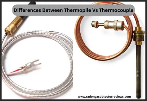 differences  thermopile  thermocouple