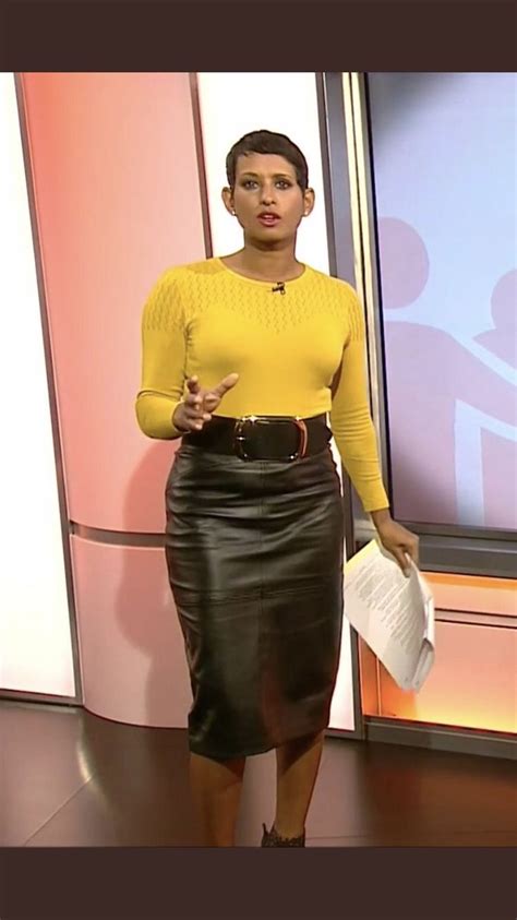 Pin by Alex McConkey on naga munchetty style | Leather skirt, Pencil ...