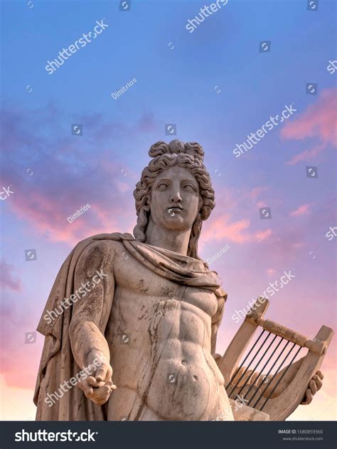 Apollo Ancient Greek God Statue Under Stock Photo 1680859360 | Shutterstock