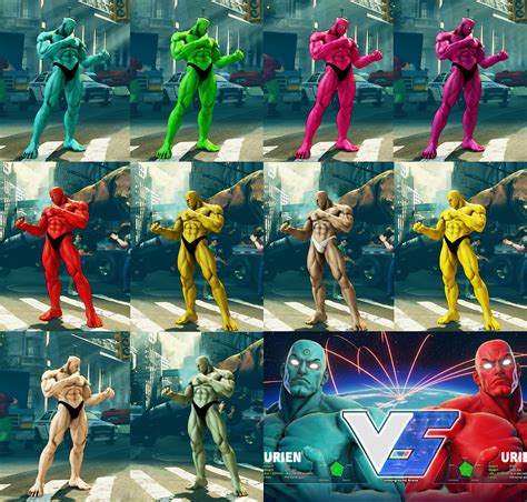 SFV Urien as Dr Manhattan by monkeygigabuster on DeviantArt