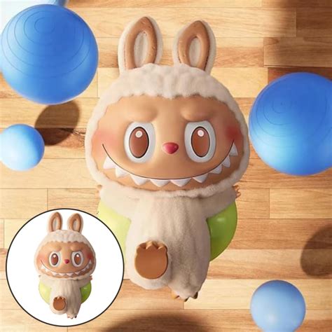 Blind Box Pop Mart Labubu POP MART LABUBU Plush Series Lazy Yoga ...